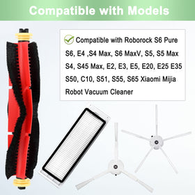 Rjnlsc Roborock filters pack traps dust and allergens for cleaner air