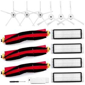 Rjnlsc Roborock main brushes pack for deep-clean performance on carpets and hard floors