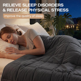 RJOP dark grey blanket complements modern bedrooms and decor