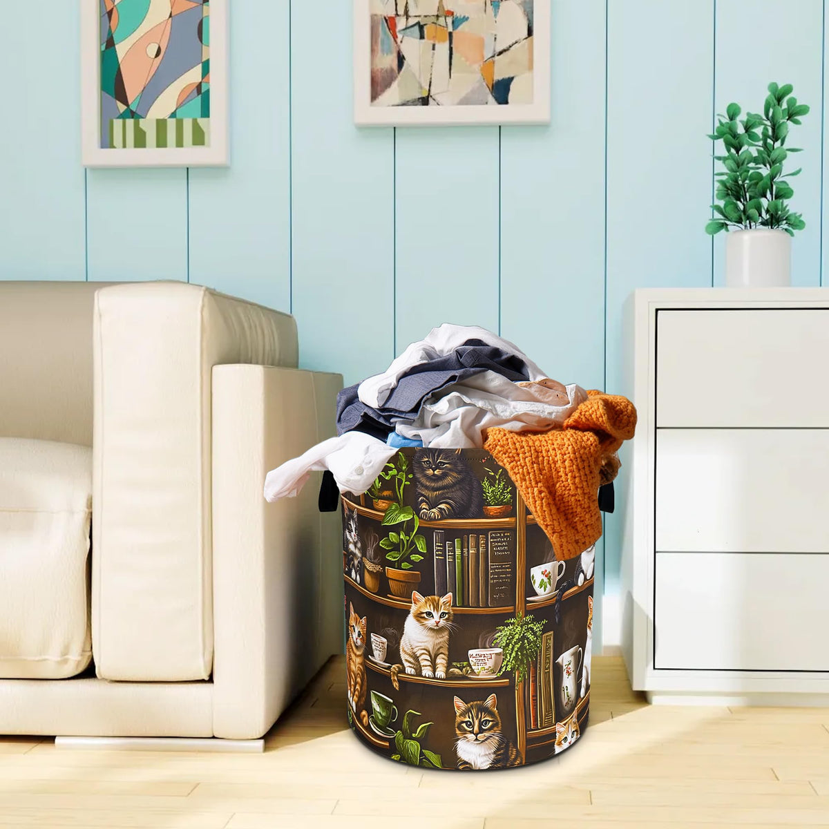 RKYAFFERISMA 18.9 x 16.5 inch dimensions for spacious clothing storage.