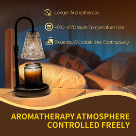 RMFSH candle warmer lamp modern design complements offices and bedrooms.