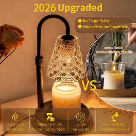 RMFSH candle warmer lamp timer display supports timed ambience for evenings.