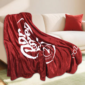 RMKA Dr Pepper car throw provides portable coziness during trips.