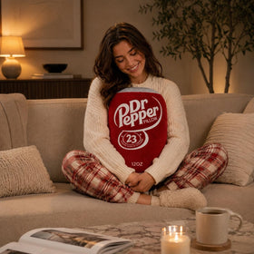 RMKA Dr Pepper plush pillow makes a fun gift idea for fans.
