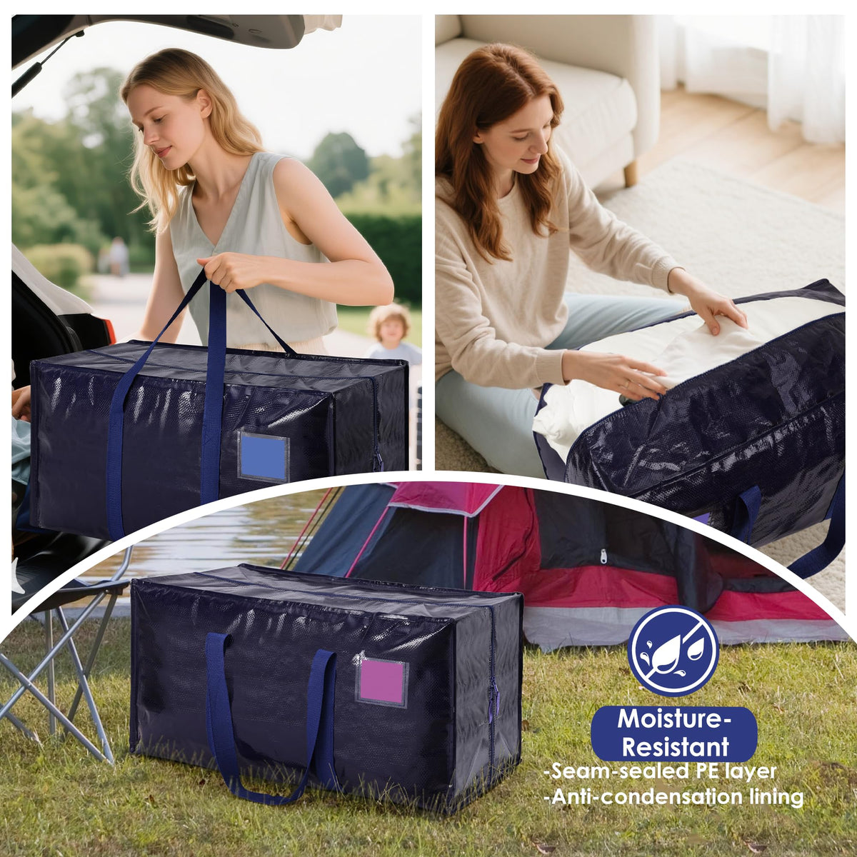 RMOHRO blue bags designed for home and dorm organization