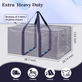 RMOHRO extra-large 93L capacity bags keep bulky items organized during moves.