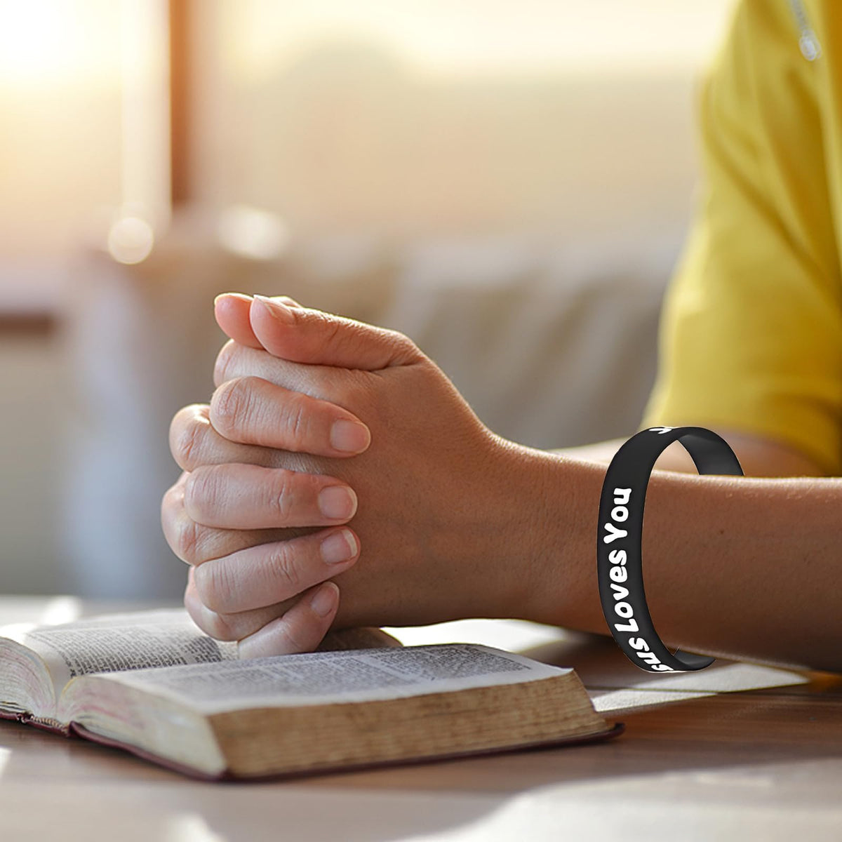 ROAKFONK Bible verse wristbands suited for gifts and daily reminders.