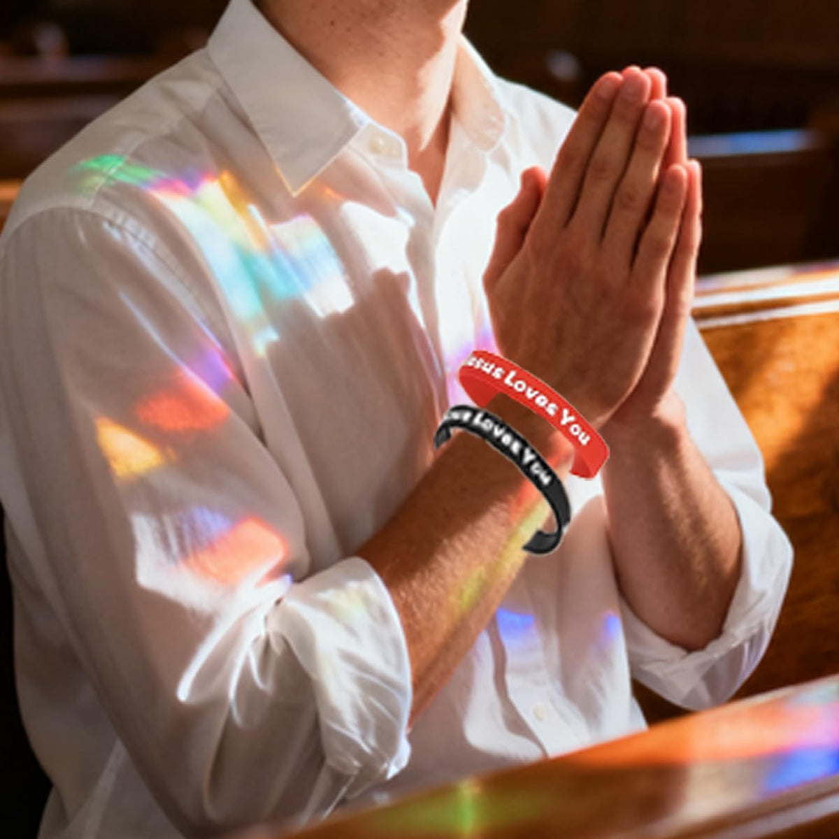 ROAKFONK waterproof and sweatproof bracelet stays secure during activities.