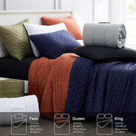 ROARINGWILD Olive Green Cloud quilt packaging shows contents and quality.