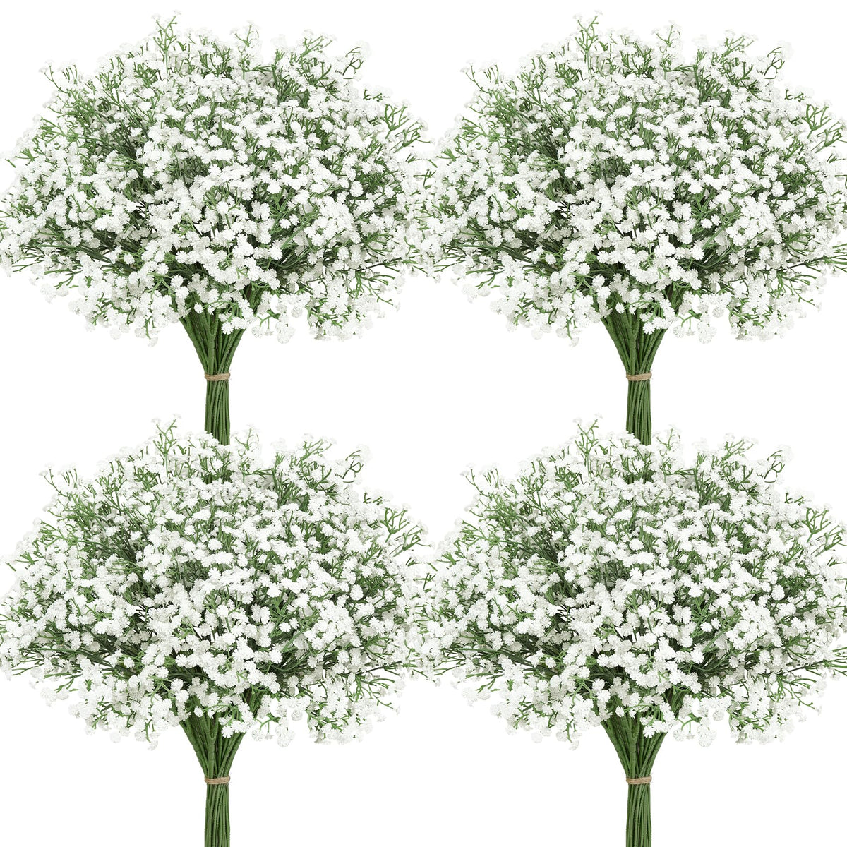 Roberly babys breath flowers with 22-inch stems arranged in a tall vase for elegant centerpieces.