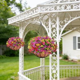 Roberly lifelike silk petals and leaves create a vivid natural look