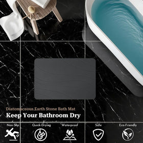 Robinuspc Stone Bath Mat durable material resists wear