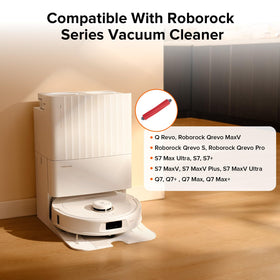 Anti-tangle design reduces hair wrap for Roborock main brush cleaning efficiency.