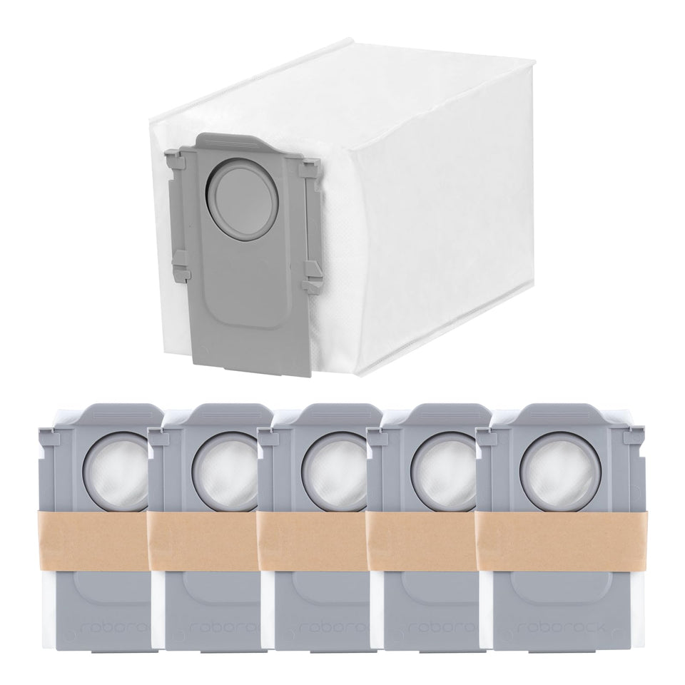 Roborock Qrevo Edge 2 dust bag six-pack for secure containment and easy changes.