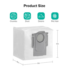 Roborock anti-leak design keeps dust contained during disposal.