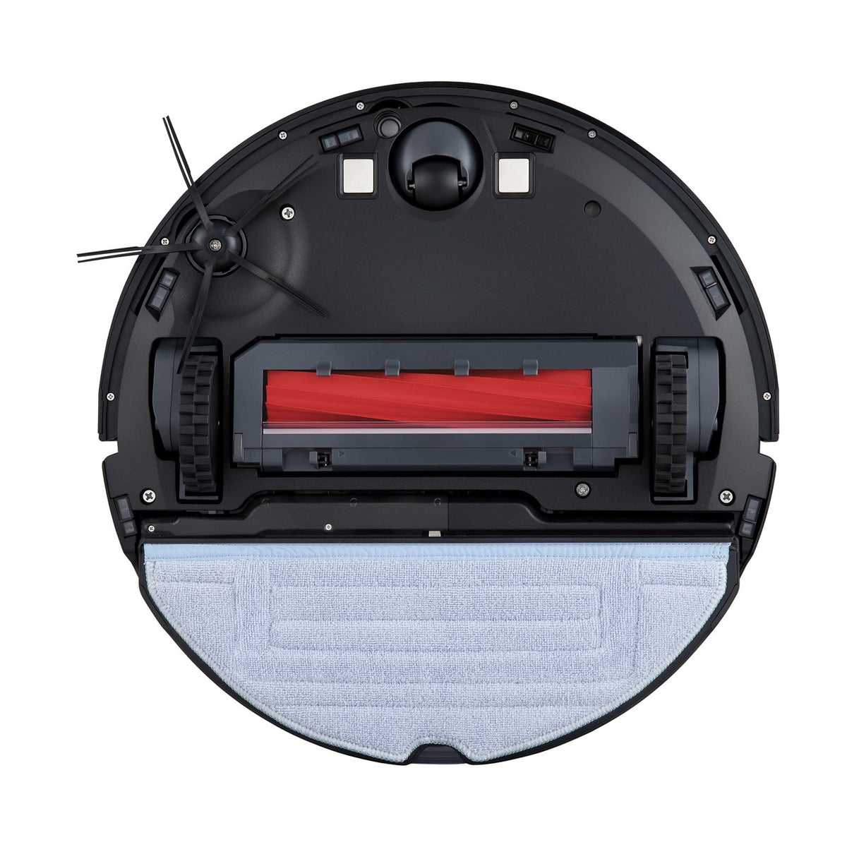 Easy installation of Roborock rubber main brush for quick DIY replacement.