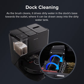 roborock high-speed cleaning brush compatible with Roborock S7 Max Ultra and others.