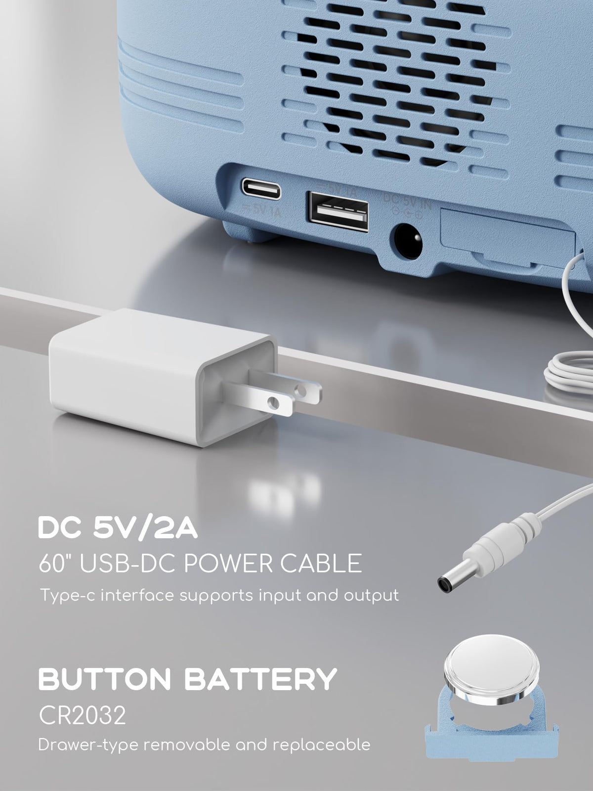 ROCAM battery backup preserves settings during outages.