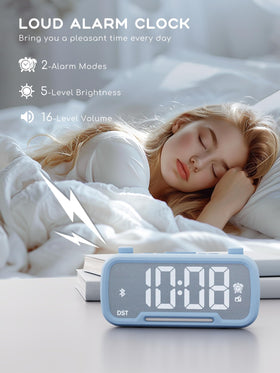 ROCAM easy-to-use controls with two dials for time and volume.