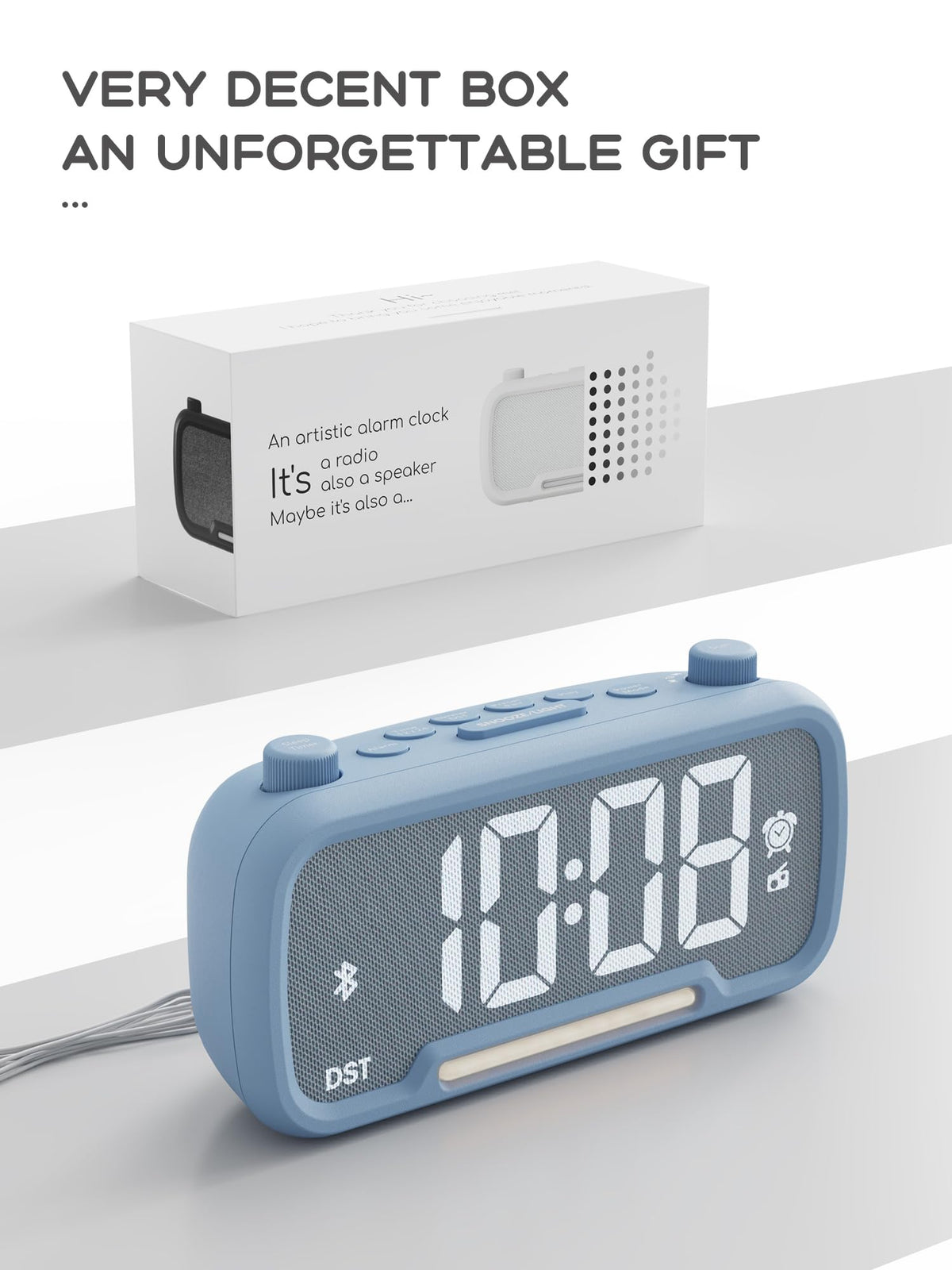 ROCAM USB-C and USB ports for overnight device charging.