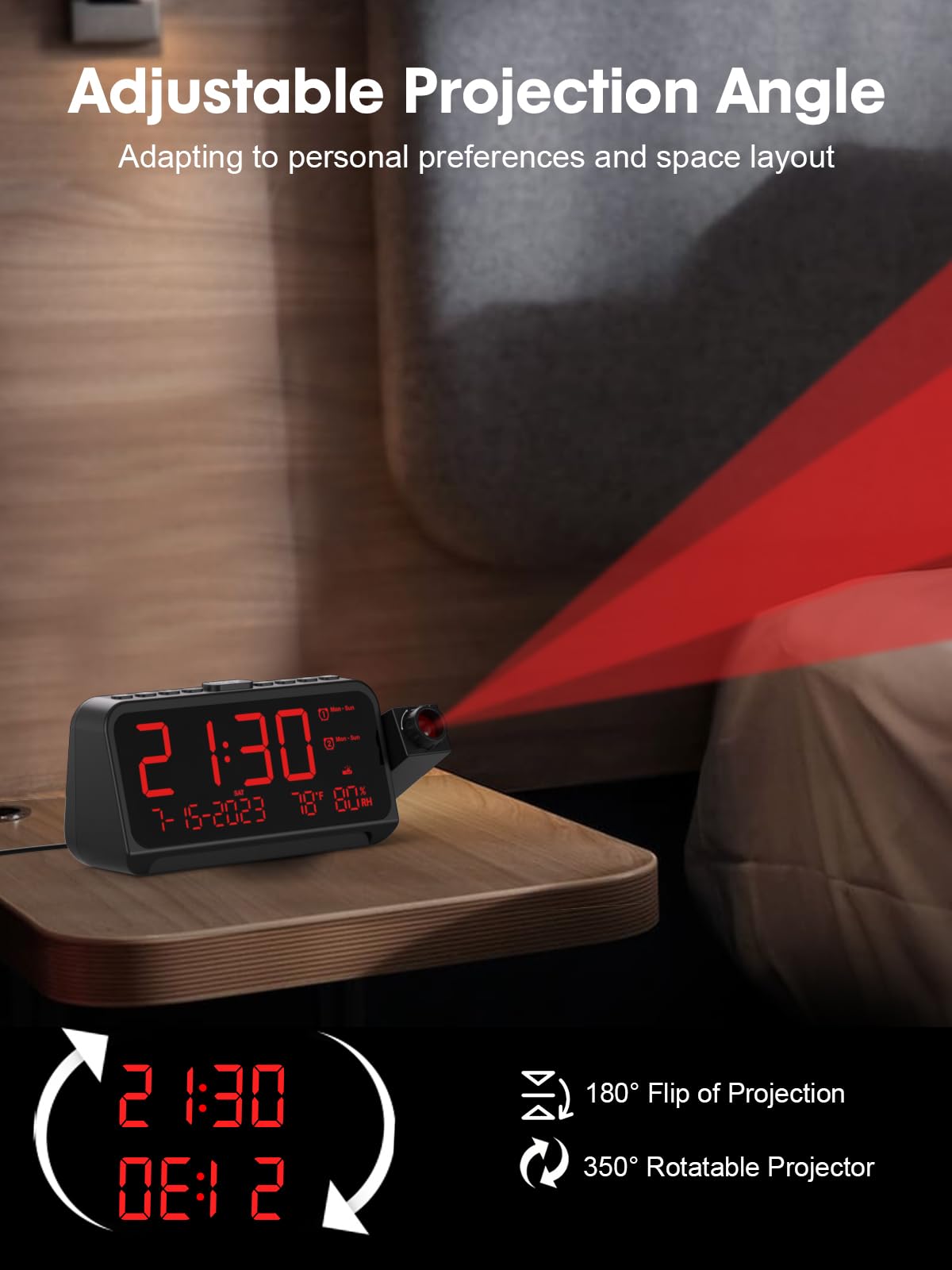 ROCAM temperature and humidity sensors keep you informed about room climate.