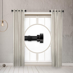 Rod Desyne wall mount brackets show sturdy support for easy installation.