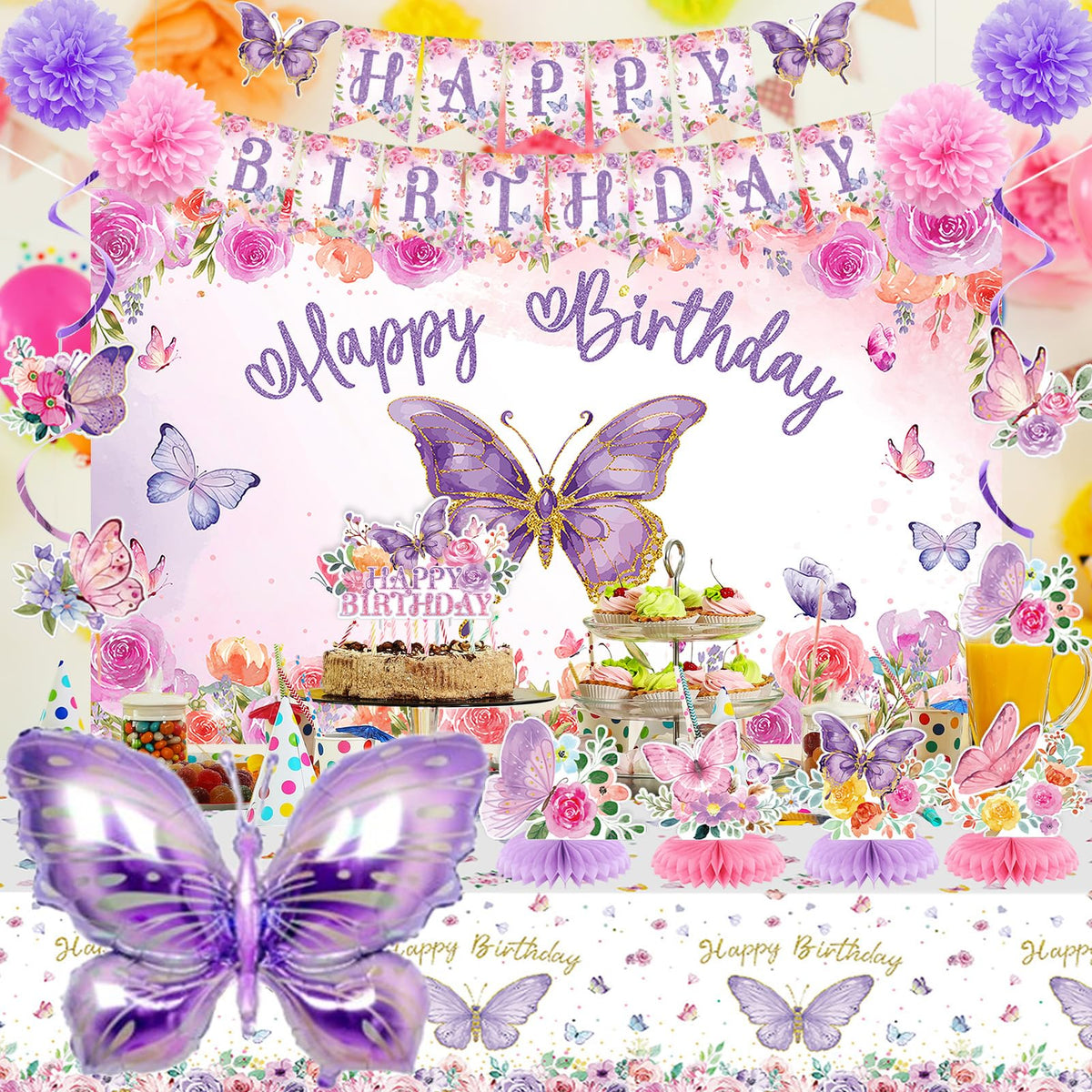 Roetyce cake topper adds a charming butterfly accent to desserts