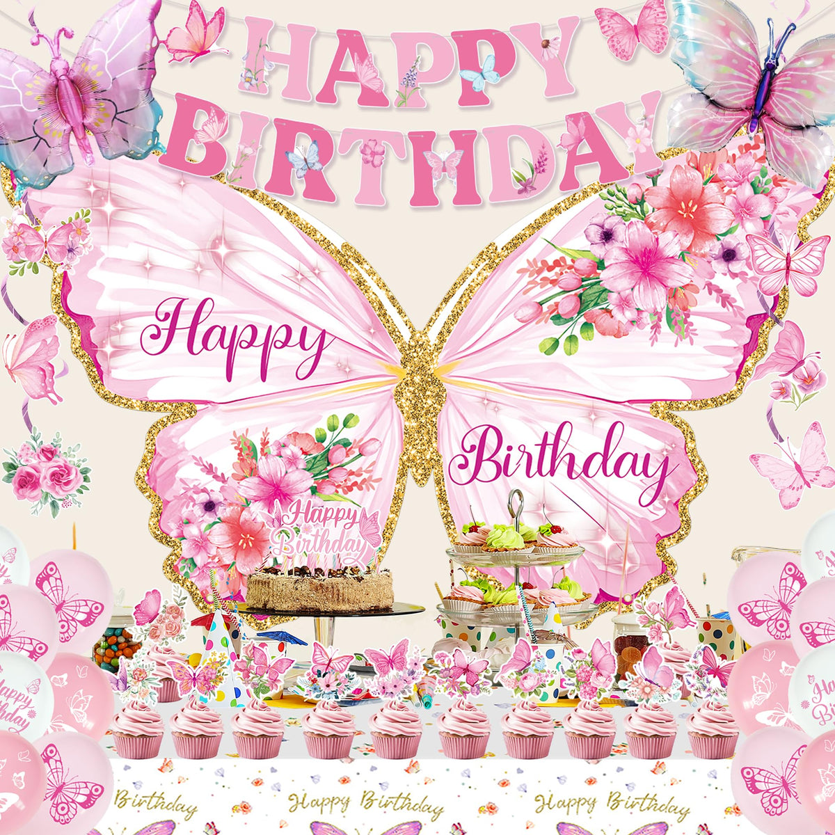 Roetyce cake topper adds a cute birthday touch