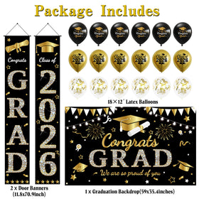 Roetyce Class of 2026 door banner brightens entryways for memorable entrances