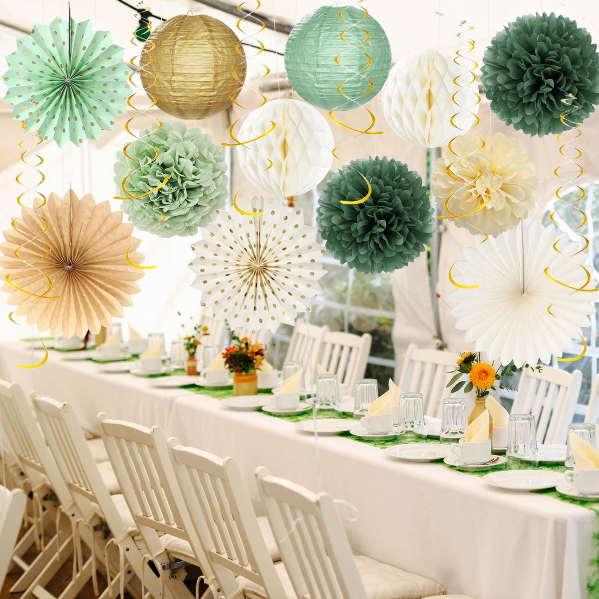 Roetyce decor kit combines pieces for easy, cohesive party styling.
