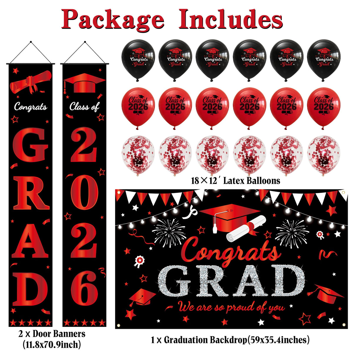Roetyce graduation centerpiece creates visual focal points on tables