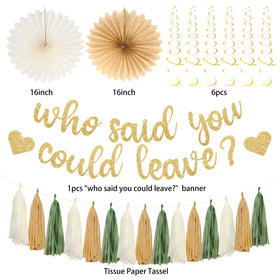 Roetyce green-gold hanging swirls enhance ceiling decor and photos