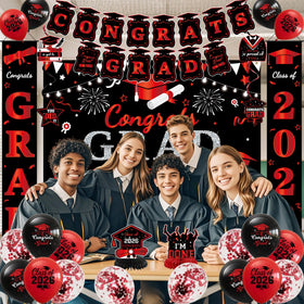 Roetyce latex balloons brighten any graduation setup