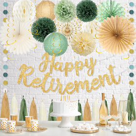 Roetyce retirement kit hanging swirls—dynamic decor for wall dimension