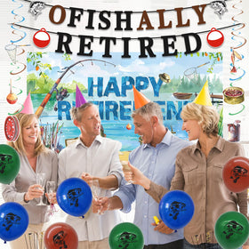 Roetyce Retirement party backdrop kit helps create memories.
