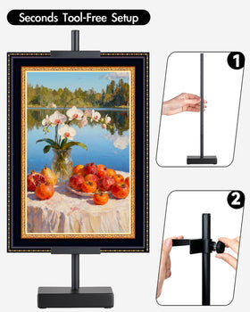 Rofio minimalist easel with a sleek design for any office space