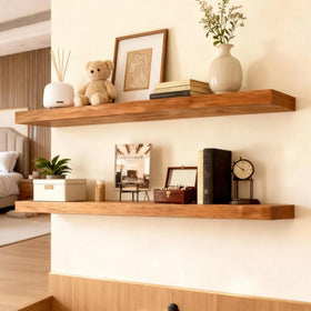 ROGMARS 50 lb capacity wall shelf for sturdy storage