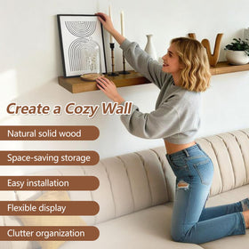 ROGMARS bathroom wall shelf showing clean, space-saving design