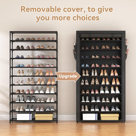 ROJASOP removable tier allows tall shoes to fit.