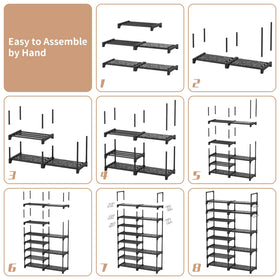 ROJASOP easy-assembly with included hammer speeds setup