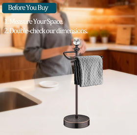 ROLABAM countertop stand base with a compact 4-7inch footprint on a surface.