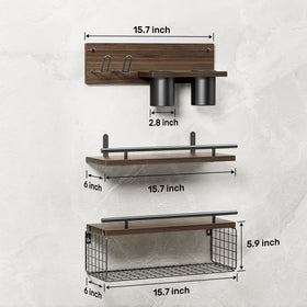 RoleDes guardrail protects delicate items on the thickened shelf edge.