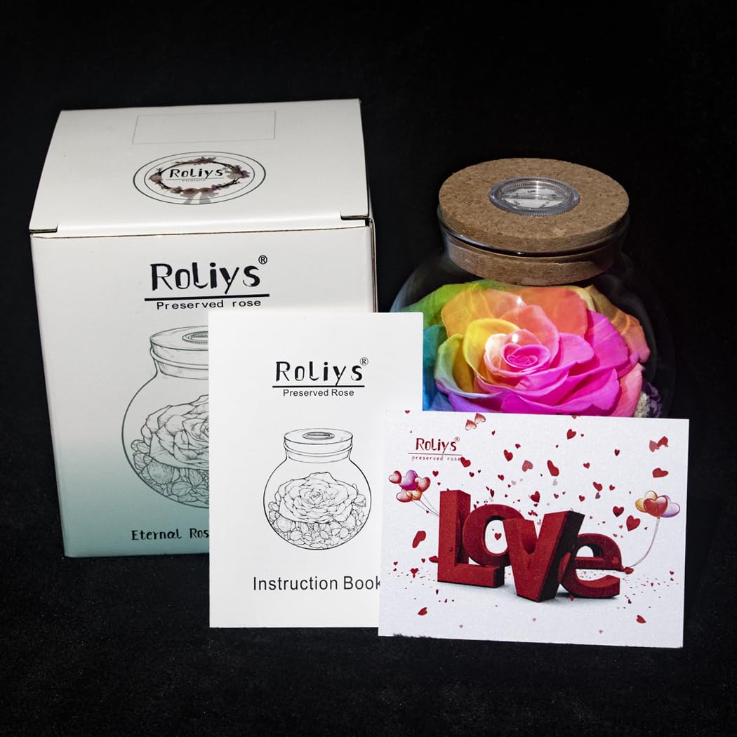 roliys never-withered rose decor for elegant table setting