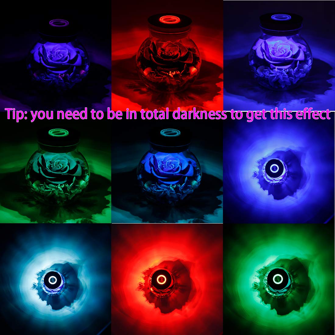 Ideal gift for anniversaries, Christmas, or birthdays with warm LED glow.