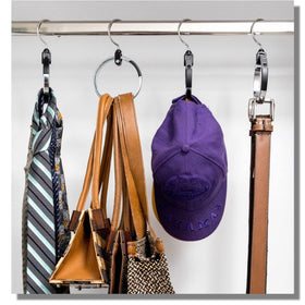 Rolly Hanger versatile solution for retail displays or personal closet organization.