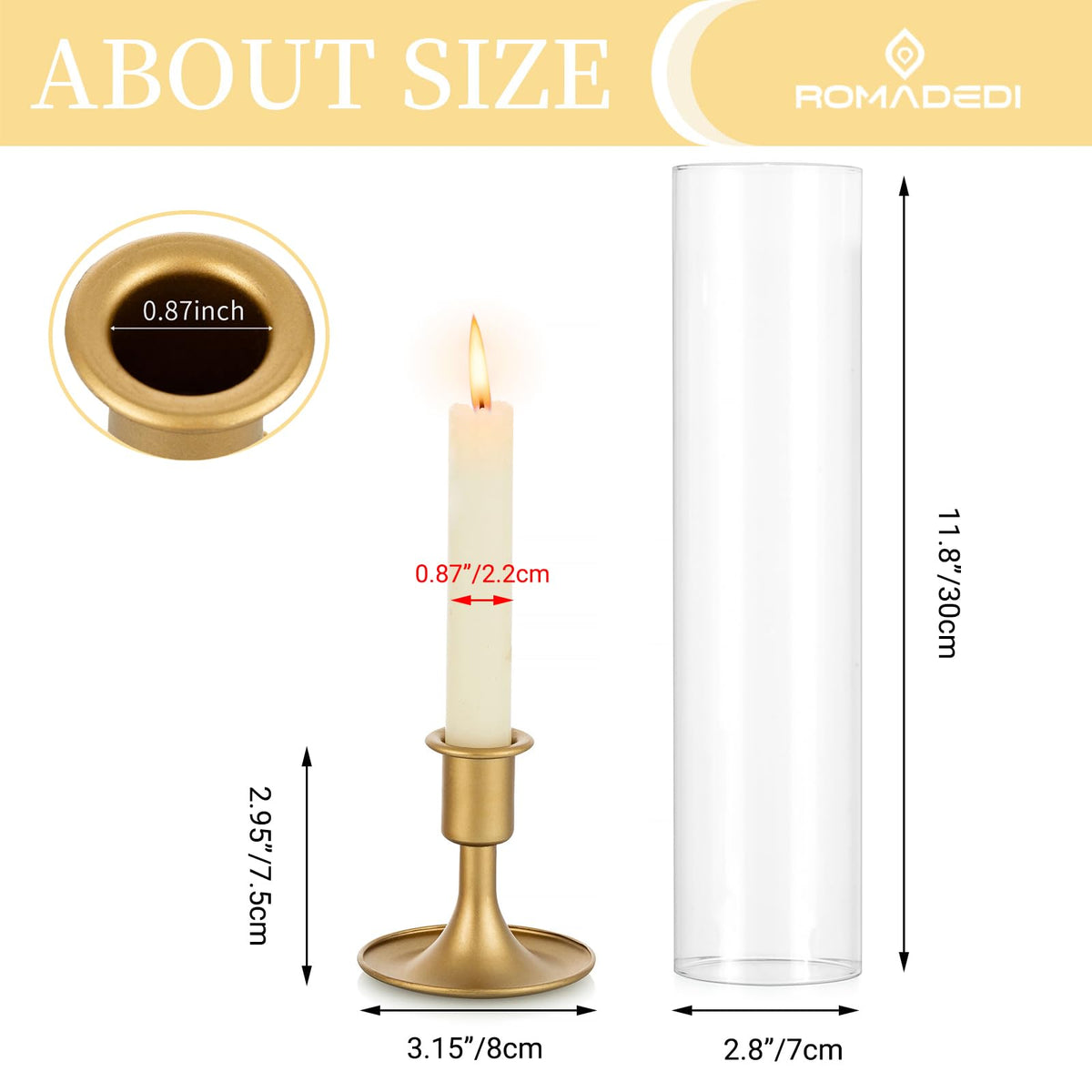 Table centerpiece decor by Romadedi with warm candle glow