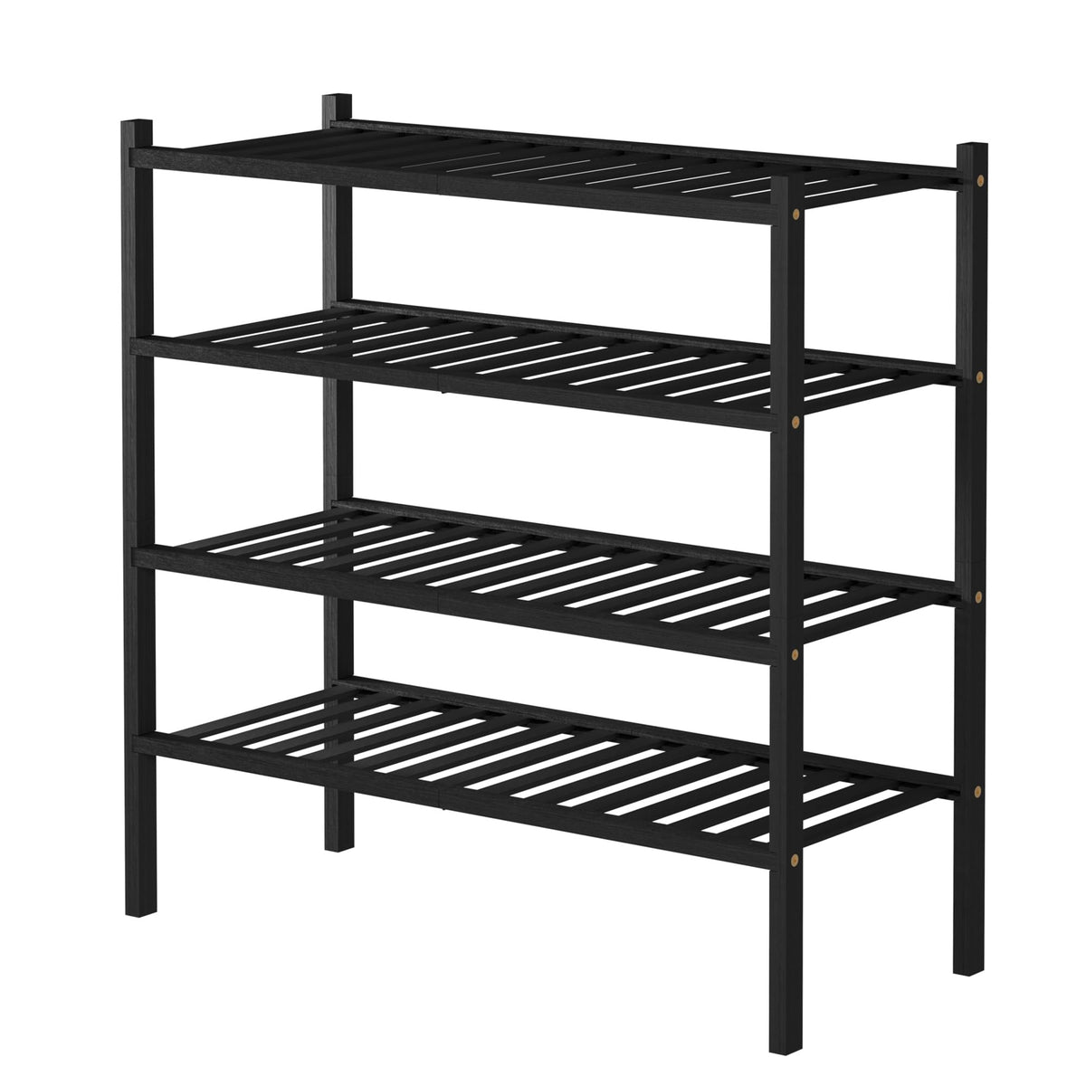 ROMGUAR CRAFT bamboo shoe rack durable construction supports daily use