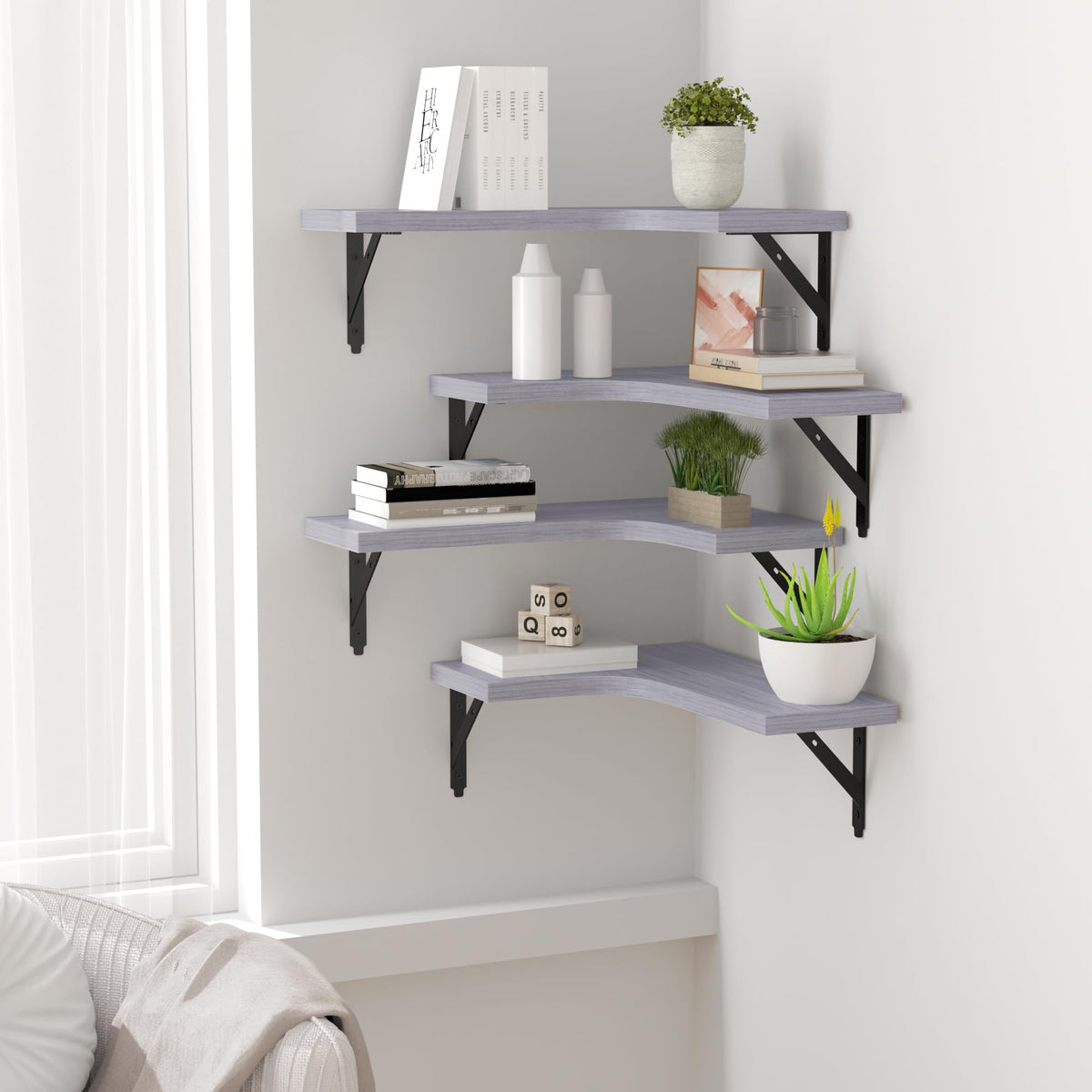 ROMGUAR CRAFT bathroom decor shelves neatly hold towels and toiletries