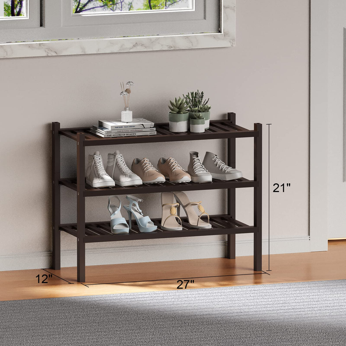 ROMGUAR CRAFT keeps shoes and small items organized in entryways.