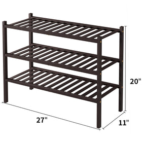 ROMGUAR CRAFT entryway organizer holding shoes and small items.